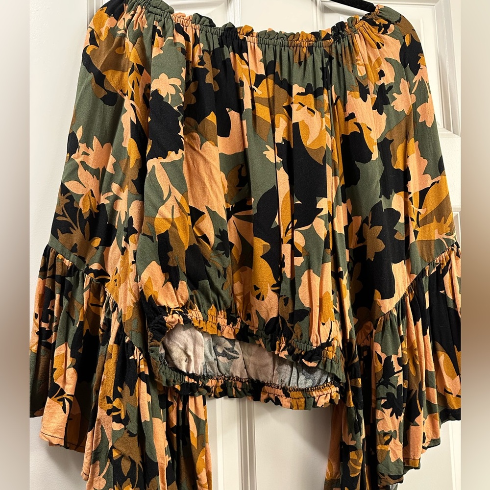 Vici Floral Fall Blouse